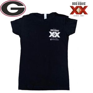 Dos Equis Georgia Bulldogs Back-To-Back National Champions Tee Shirt